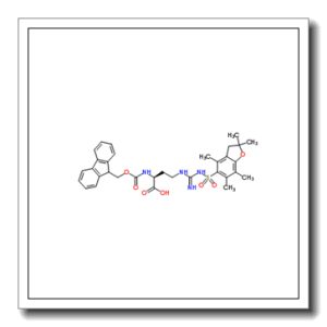 (2S)-2-{[(9H-Fluoren-9-ylmethoxy)carbonyl]amino}-4-{N’-[(2,2,4,6,7-pentamethyl-2,3-dihydro-1-benzofuran-5-yl)sulfonyl]carbamimidamido}butanoic acid