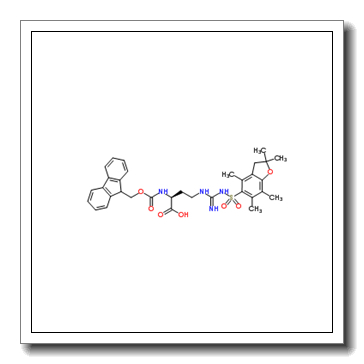 (2S)-2-{[(9H-Fluoren-9-ylmethoxy)carbonyl]amino}-4-{N'-[(2,2,4,6,7-pentamethyl-2,3-dihydro-1-benzofuran-5-yl)sulfonyl]carbamimidamido}butanoic acid CAS 1313054-32-8