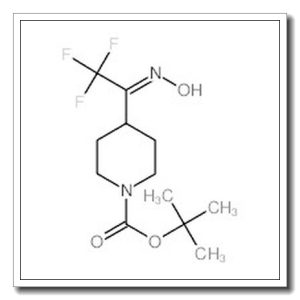 tert-Butyl 4-(2,2,2-Trifluoro-1-(hydroxyimino)-ethyl)piperidine-1-carboxylate
