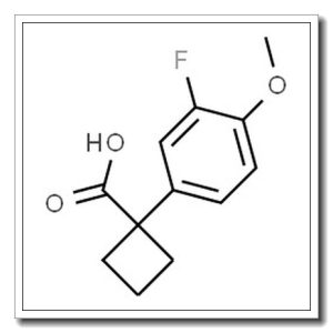 1-(3-氟-4-甲氧基苯基)环丁烷甲酸