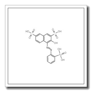 (4Z)-4-[(2-arsonophenyl)hydrazinylidene]-3-oxonaphthalene-2,7-disulfonic acid