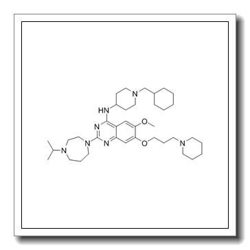N-[1-(Cyclohexylmethyl)-4-piperidinyl]-2-(4-isopropyl-1,4-diazepa n-1-yl)-6-methoxy-7-[3-(1-piperidinyl)propoxy]-4-quinazolinamine CAS 1320288-19-4