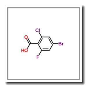 4-Bromo-2-chloro-6-fluorobenzoic acid