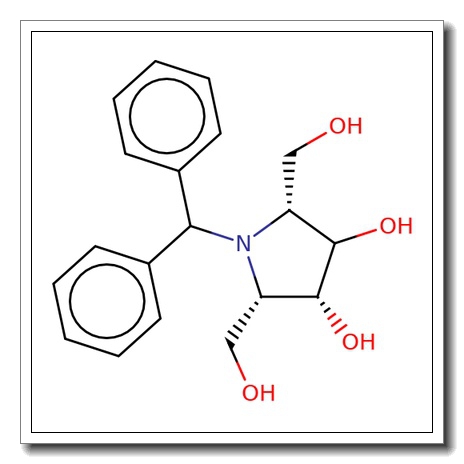 N-Diphenylmethyl 2,5-anhydro-2,5-imino-D-glucitol