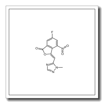 (Z)-6-fluoro-3-((2-methyl-2H-1,2,4-triazol-3-yl)methylene)-4-nitroisobenzofuran-1(3H)-one CAS 1322616-34-1