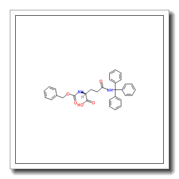 (2S)-5-oxo-2-(phenylmethoxycarbonylamino)-5-(tritylamino)pentanoic acid CAS 132388-60-4