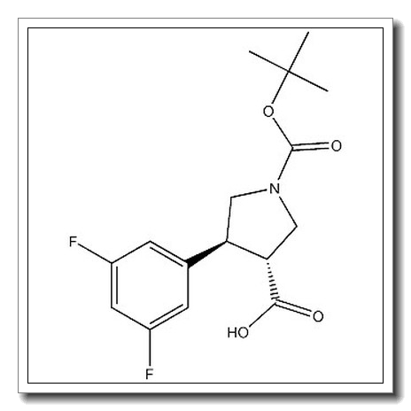 Boc-(+/-)-trans-4-(3,5-difloro-phenyl)-pyrrolidine-3-carboxylic acid
