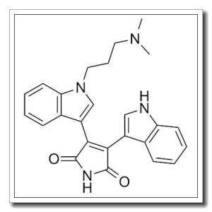 3-[1-[3-(二甲氨基)丙基]1H-吲哚-3-基]-4-(吲哚-3-基)1H-吡咯-2,5二酮