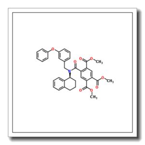 Trimethyl 5-{(3-phenoxybenzyl)[(1S)-1,2,3,4-tetrahydro-1-naphthalenyl]carbamoyl}-1,2,4-benzenetricarboxylate