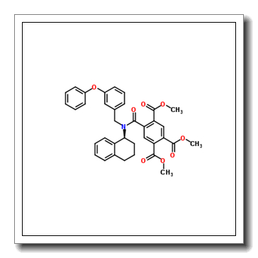 Trimethyl 5-{(3-phenoxybenzyl)[(1S)-1,2,3,4-tetrahydro-1-naphthalenyl]carbamoyl}-1,2,4-benzenetricarboxylate CAS 1332577-02-2