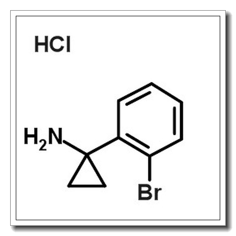 1-(2-Bromophenyl)cyclopropanamine hydrochloride (1:1)