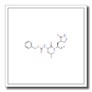 benzyl ((2S)-4-methyl-1-oxo-1-(((2S)-1-oxo-3-(2-oxo-1l2-pyrrolidin-3-yl)propan-2-yl)-l2-azanyl)pentan-2-yl)carbamate