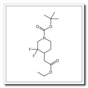2-Methyl-2-propanyl 4-(2-ethoxy-2-oxoethyl)-3,3-difluoro-1-piperi dinecarboxylate
