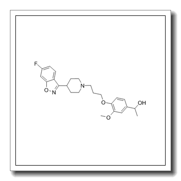 1-[4-[3-[4-(6-fluoro-1,2-benzoxazol-3-yl)piperidin-1-yl]propoxy]-3-methoxyphenyl]ethanol CAS 133454-55-4