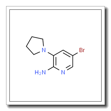 5-Bromo-3-(pyrrolidin-1-yl)pyridin-2-amine CAS 1335051-44-9