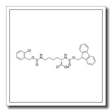 6-[(2-chlorophenyl)methoxycarbonylamino]-2-(9H-fluoren-9-ylmethoxycarbonylamino)hexanoic acid CAS 133970-31-7