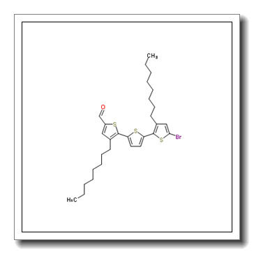 5”-Bromo-3,3”-dioctyl-2,2′:5′,2”-terthiophene-5-carbaldehyde