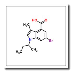 6-bromo-1-(sec-butyl)-3-methyl-1H-indole-4-carboxylic acid