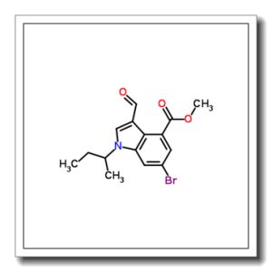 Methyl 6-bromo-1-sec-butyl-3-formyl-1H-indole-4-carboxylate