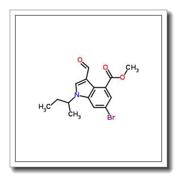 Methyl 6-bromo-1-sec-butyl-3-formyl-1H-indole-4-carboxylate