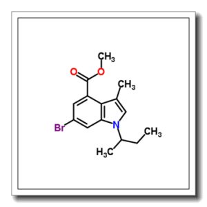 Methyl 6-bromo-1-sec-butyl-3-methyl-1H-indole-4-carboxylate