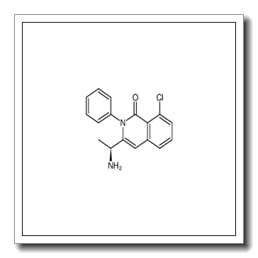 (S)-3-(1-aminoethyl)-8-chloro-2-phenylisoquinolin-1(2H)-one CAS 1350643-72-9