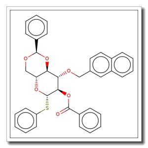 Phenyl 2-O-benzoyl-4,6-O-benzylidene-3-O-(2-naphthylmethyl)-b-D-thioglucopyranoside