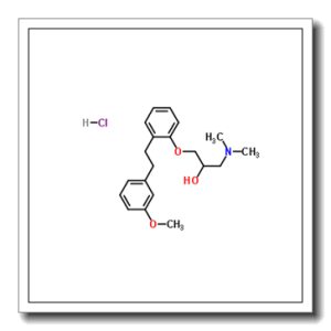1-(二甲基氨基)-3-[2-[2-(3-甲氧基苯基)乙基]苯氧基]-2-丙醇盐酸盐