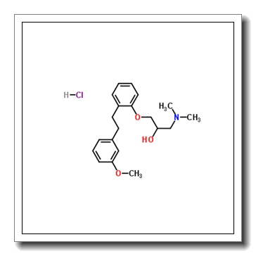 1-(二甲基氨基)-3-[2-[2-(3-甲氧基苯基)乙基]苯氧基]-2-丙醇盐酸盐