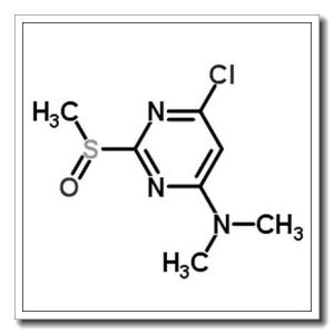 6-Chloro-N,N-dimethyl-2-(methylsulfinyl)-4-pyrimidinamine