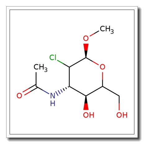Methyl 3-acetamido-2-chloro-2,3-dideoxy-a-D-altropyranoside