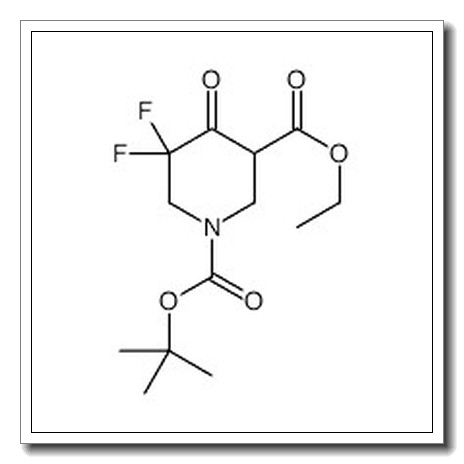 3-Ethyl 1-(2-methyl-2-propanyl) 5,5-difluoro-4-oxo-1,3-piperidine dicarboxylate