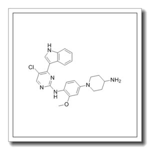 N-[4-(4-氨基-1-哌啶基)-2-甲氧基苯基]-5-氯-4-(1H-吲哚-3-基)-2-嘧啶胺