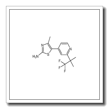 4-methyl-5-(2-(1,1,1-trifluoro-2-methylpropan-2-yl)pyridin-4-yl)thiazol-2-amine