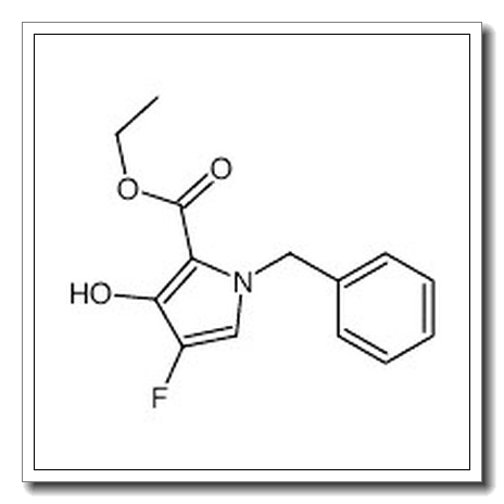 ethyl 1-benzyl-4-fluoro-3-hydroxypyrrole-2-carboxylate