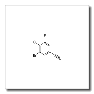 3-Bromo-4-chloro-5-fluorobenzonitrile