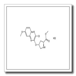 methyl (4R)-4-[(3-chloro-7-methoxyquinoxalin-2-yl)oxy]-L-prolinate hydrochloride