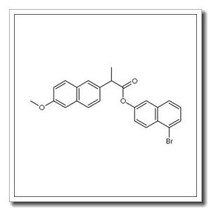 5-溴-2-萘基-2-(6-甲氧基-2-萘基)丙酸酯