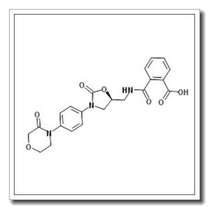 2-[({(5S)-2-Oxo-3-[4-(3-oxo-4-morpholinyl)phenyl]-1,3-oxazolidin-5-yl}methyl)carbamoyl]benzoic acid