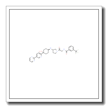 Benzamide, N-[2-[(3S)-3-[[cis-4-hydroxy-4-[5-(2-pyrimidinyl)-2-pyridinyl]cyclohexyl]amino]-1-pyrrolidinyl]-2-oxoethyl]-3-(trifluoromethyl)- CAS 1372407-07-2