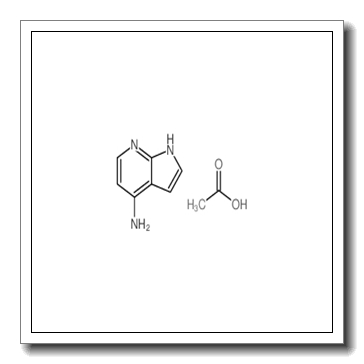 acetic acid,1H-pyrrolo[2,3-b]pyridin-4-amine CAS 1373253-21-4