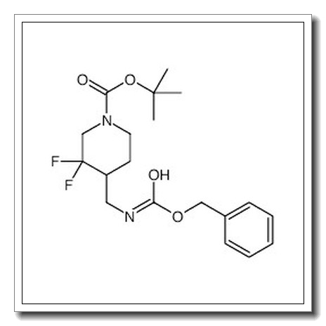 2-Methyl-2-propanyl 4-({[(benzyloxy)carbonyl]amino}methyl)-3,3-di fluoro-1-piperidinecarboxylate CAS 1373503-45-7 