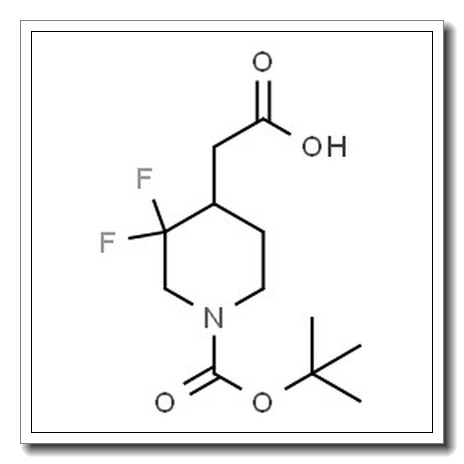 (3,3-Difluoro-1-{[(2-methyl-2-propanyl)oxy]carbonyl}-4-piperidinyl)acetic acid