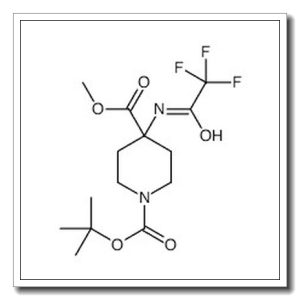 N-Boc-4-(三氟乙酰基氨基)哌啶-4-羧酸甲酯