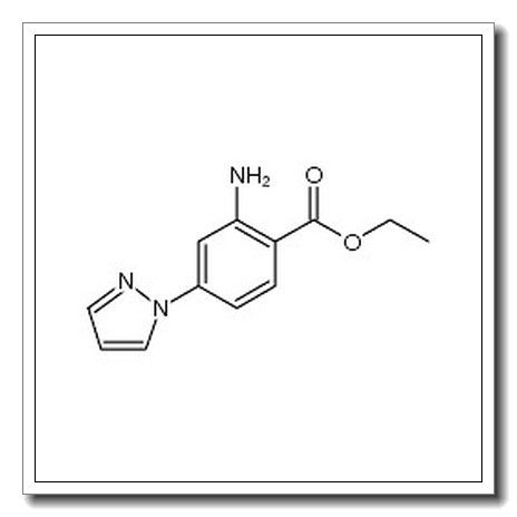 Benzoic acid, 2-​amino-​4-​(1H-​pyrazol-​1-​yl)​-​, ethyl ester CAS 1375064-68-8 