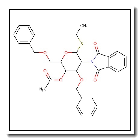 Ethyl 4-O-acetyl-3,6-di-O-benzyl-2-deoxy-2-phthalimido-b-D-thioglucopyranoside CAS 138730-66-2