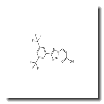 (Z)-3-(3-(3,5-bis(trifluoromethyl)phenyl)-1H-1,2,4-triazol-1-yl)acrylic acid CAS 1388842-44-1