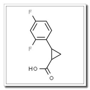 Cyclopropanecarboxylic acid, 2-(2,4-difluorophenyl)-, (1R,2R)-