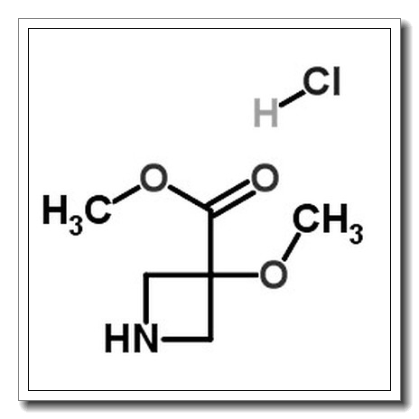 Methyl 3-methoxy-3-azetidinecarboxylate hydrochloride (1:1)