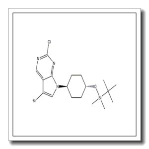 5-溴-7-((1R,4R)-4-((叔丁基二甲基硅烷基)氧基)环己基)-2-氯-7H-吡咯